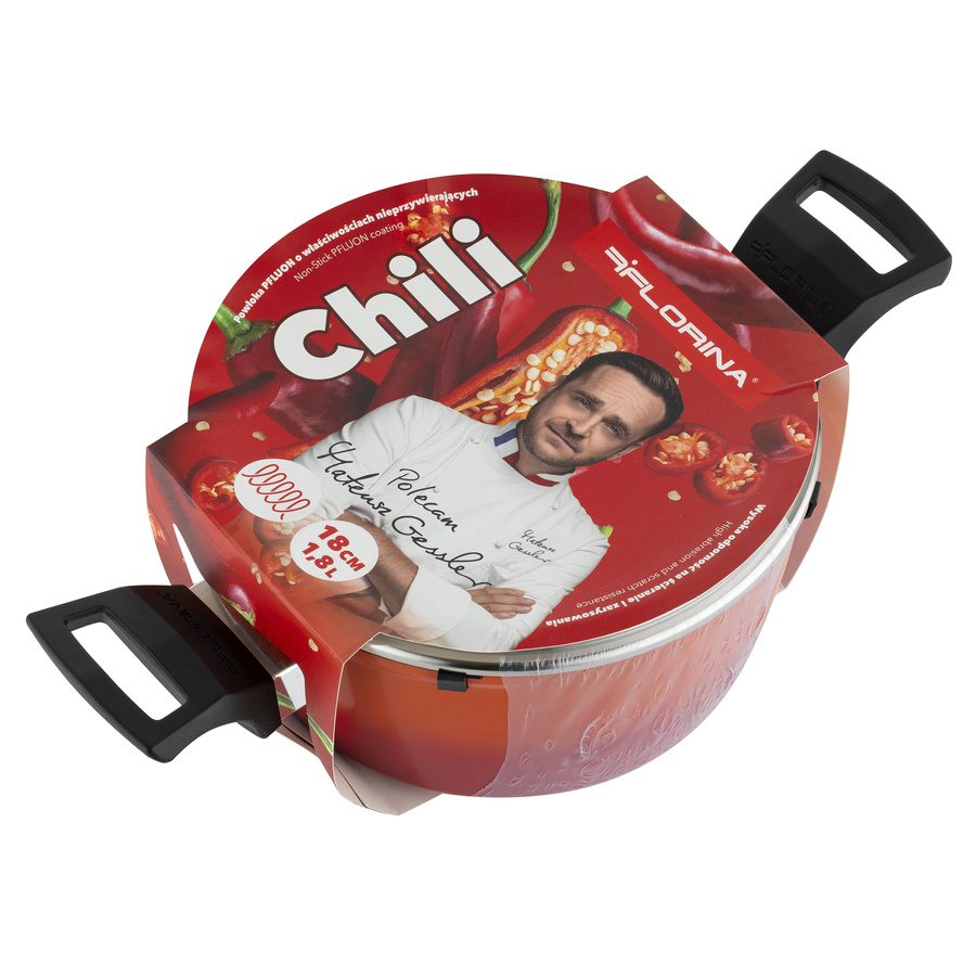Garnek aluminiowy Florina Chili by Mateusz Gessler 18 cm 1,8 l