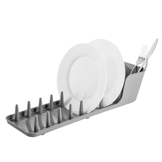 Ociekacz do naczyń Praktyczna Capri szary 44,5 x 10,2 x 13,8 cm