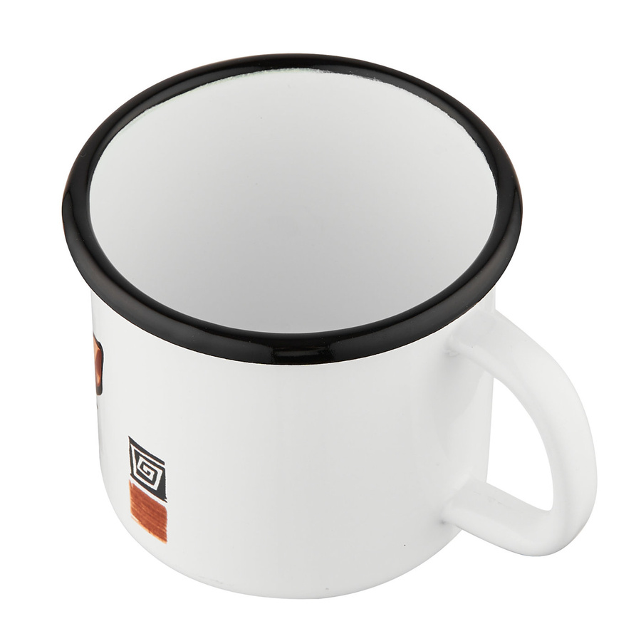 Kubek emaliowany Emalia Polska Pleszew Tulip 9 cm 550 ml