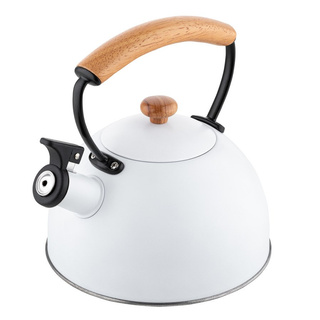 Czajnik nierdzewny Florina Natura Line biały 2,3 l