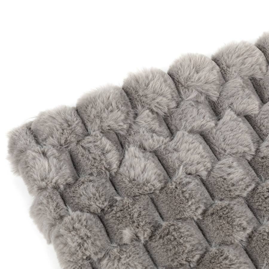 Poszewka dekoracyjna Miss Lucy Rabbit 40x40 cm szara