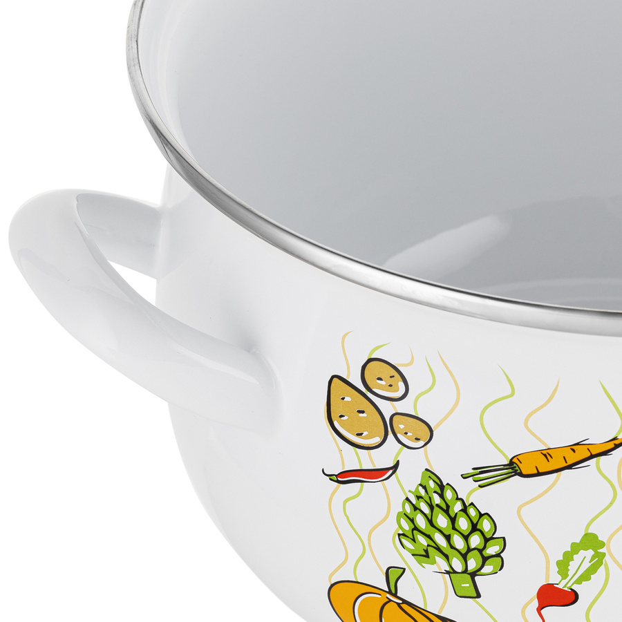 Garnek emaliowany Emalia Polska Pleszew Lumino 16 cm 2,2 l