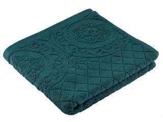 Ręcznik żakardowy Miss Lucy Hugo 70x140 cm szmaragdowy