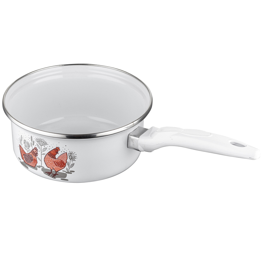 Rondel emaliowany Emalia Polska Pleszew Rubinka 16 cm 1,3 l