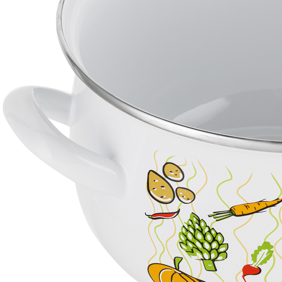 Garnek emaliowany Emalia Polska Pleszew Lumino 22 cm 5,3 l