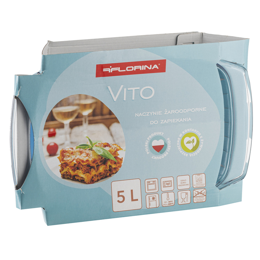 Naczynie żaroodporne Florina Vito 5 l