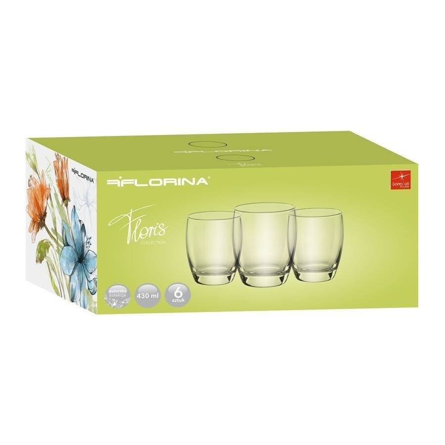 Szklanki Florina Long Drink Floris 430 ml 6 sztuk