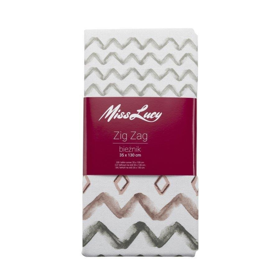 Bieżnik Miss Lucy Zig Zag 35 x 130 cm