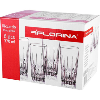 Szklanki Florina Long Drink 6 sztuk 370 ml
