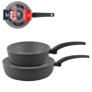 2x PATELNIA FLORINA SALVA 20/28 CM INDUKCJA GAZ