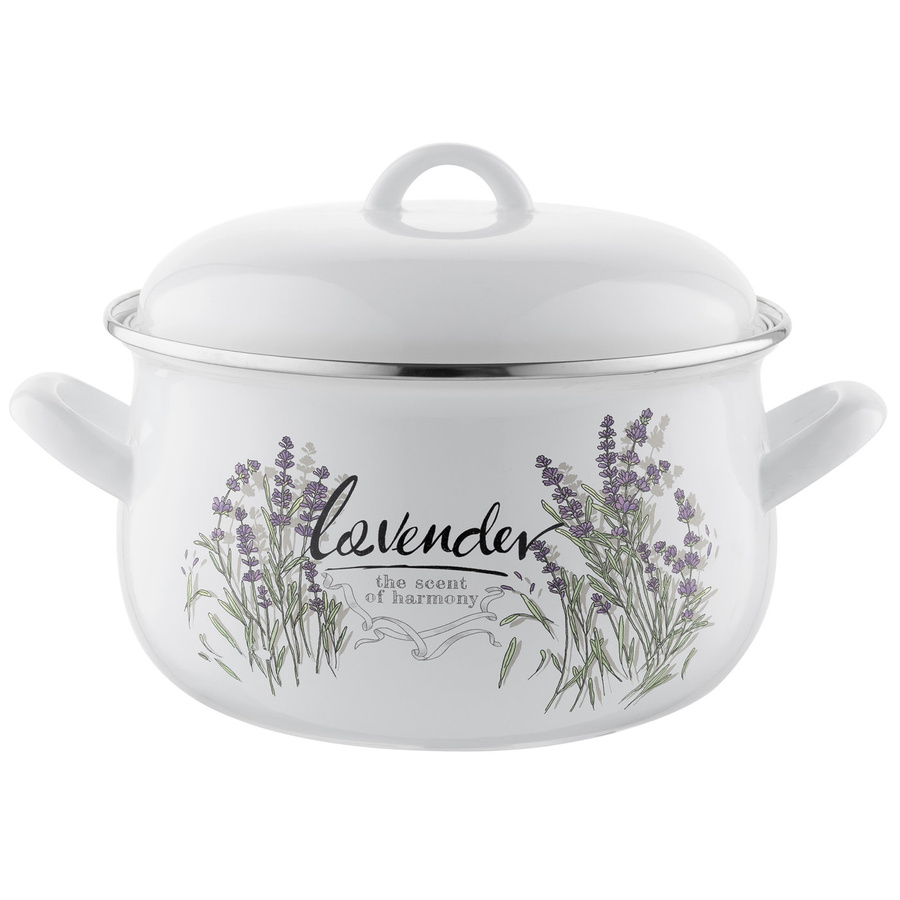 Garnek emaliowany Emalia Polska Pleszew Florensis 22 cm 5,3 l
