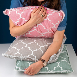 Poduszka Unique Living Maroko 45 x 45 cm beżowa Miss Lucy