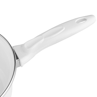 Rondel emaliowany na indukcję i gaz Emalia Polska Pleszew Hortensja 16 cm 1,3 l 