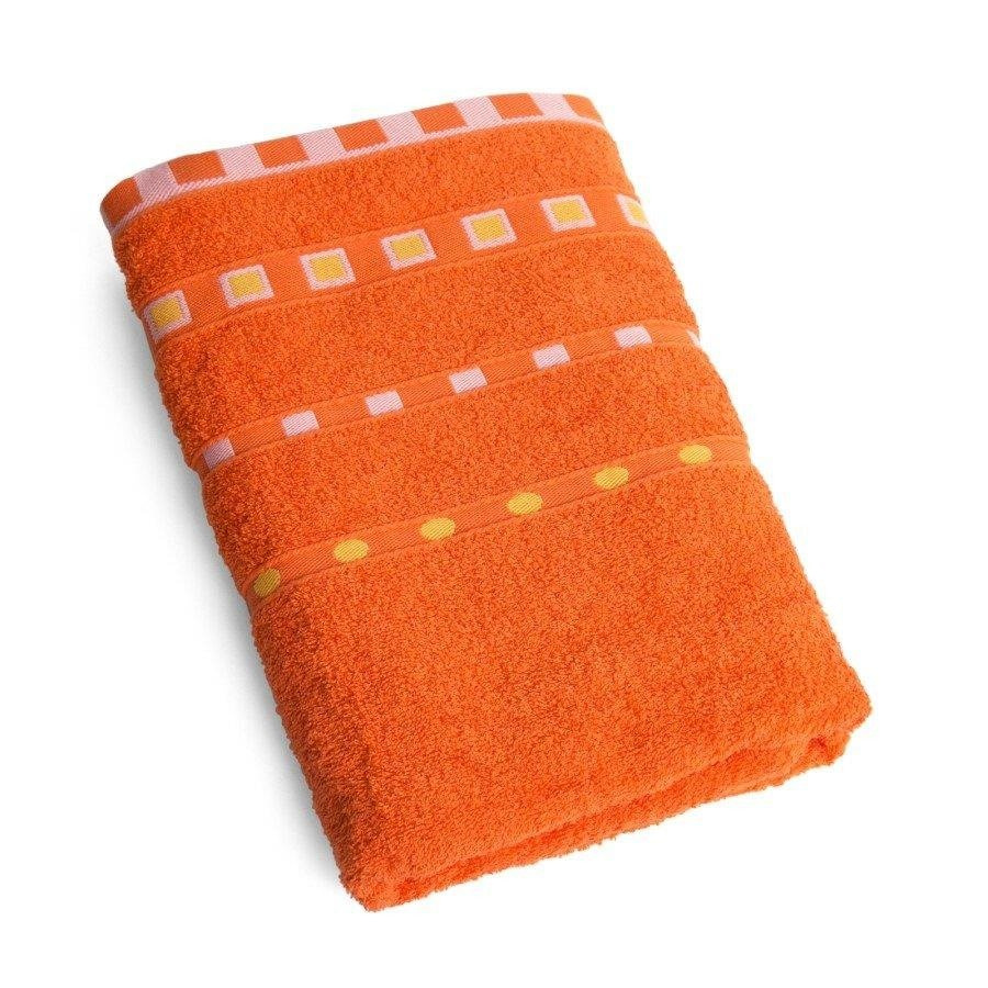 Ręcznik Miss Lucy Michael 70 x 140 cm pomarańczowy