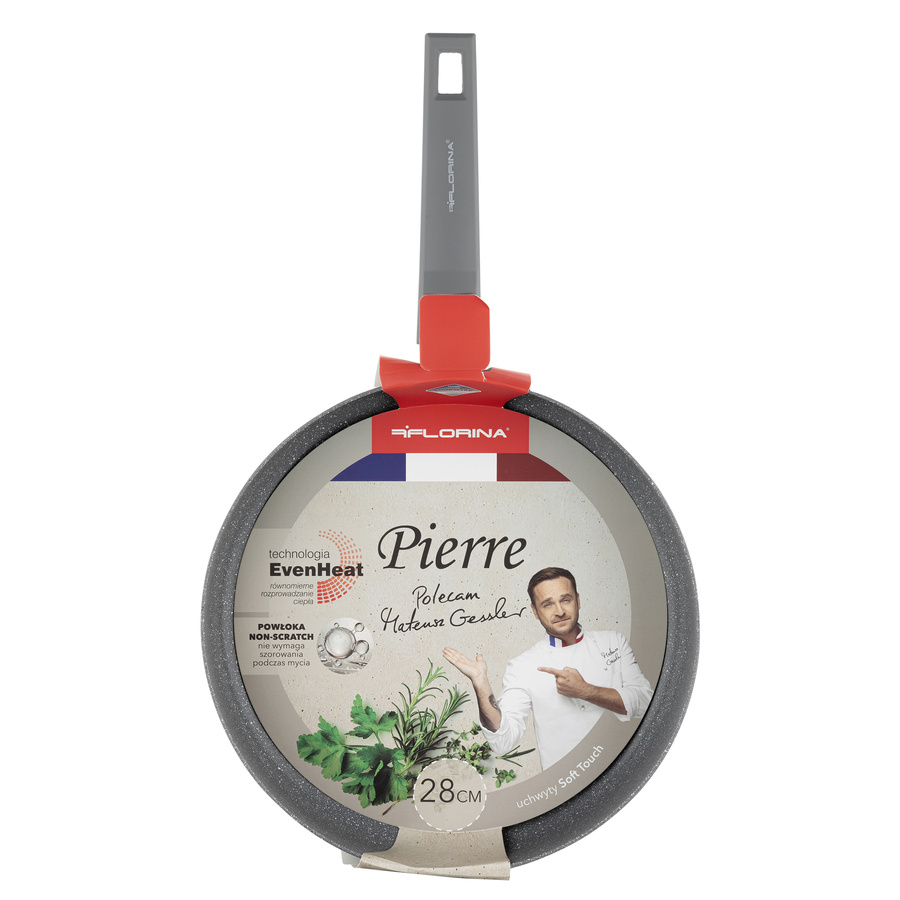 Patelnia aluminiowa głęboka Pierre 28 cm by Mateusz Gessler
