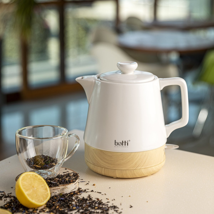 Czajnik elektryczny ceramiczny Botti Electronic Aspen 1l 1000 W