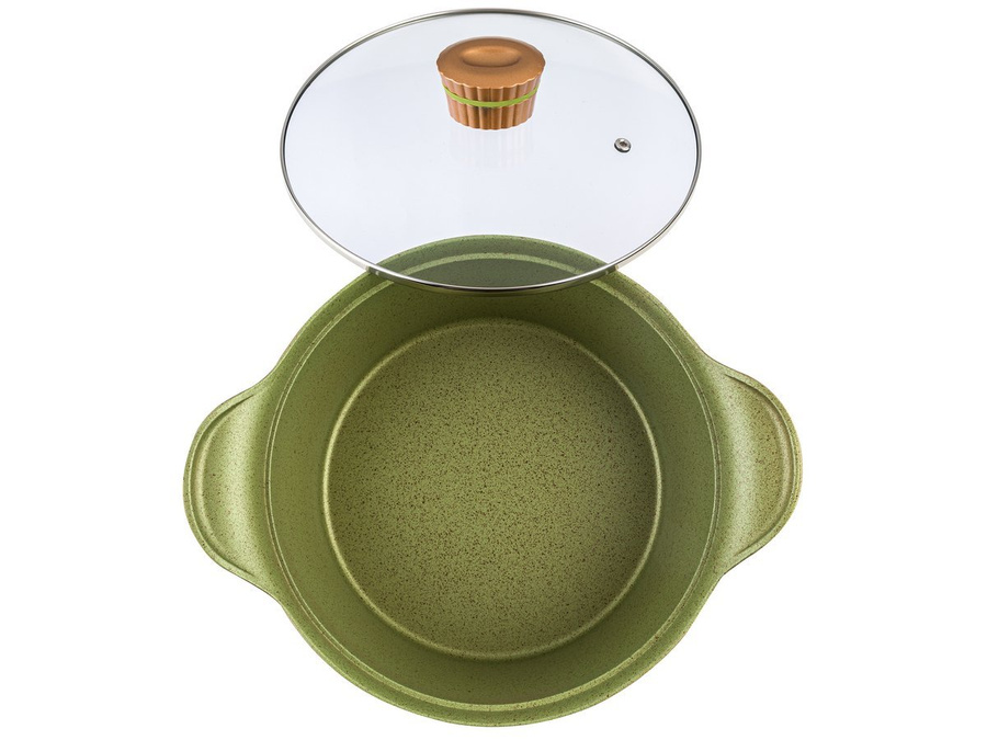 Garnek aluminiowy Florina Forest z pokrywką 20 cm 2,4 l