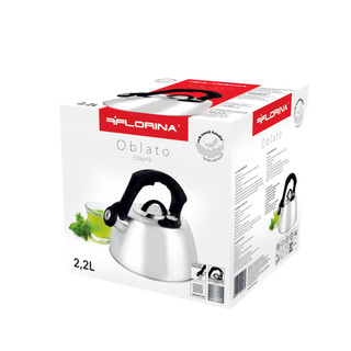 Czajnik nierdzewny Florina Oblato z termometrem 2,7 l