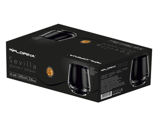 Komplet szklanek do whisky Florina Sevilla 345 ml 6 sztuk