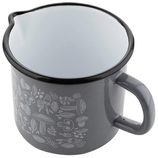 Kubek emaliowany prosty Emalia Polska Pleszew Porcini 12cm 1,24 l