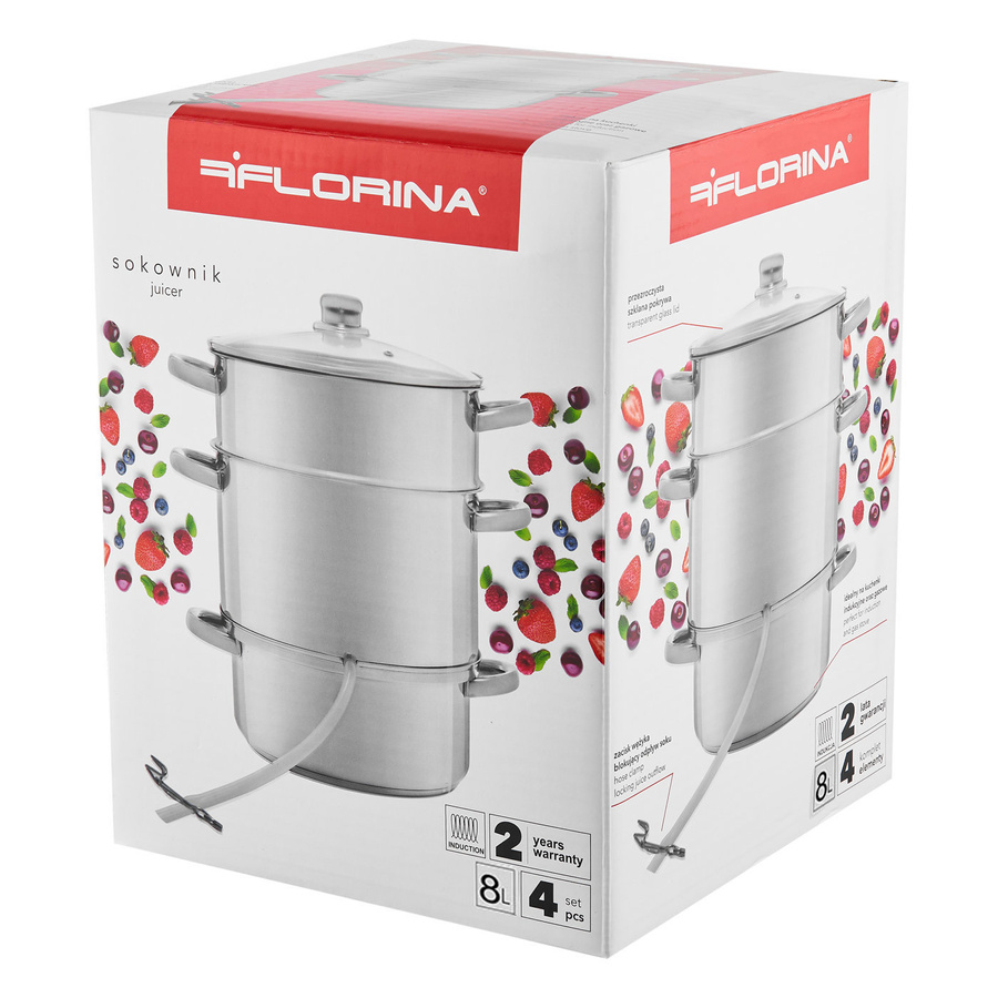 Sokownik na indukcję Florina 8 l