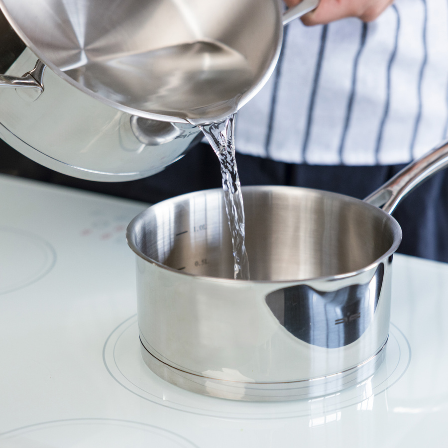 Komplet garnków nierdzewnych Florina Lumio, 7 elementów