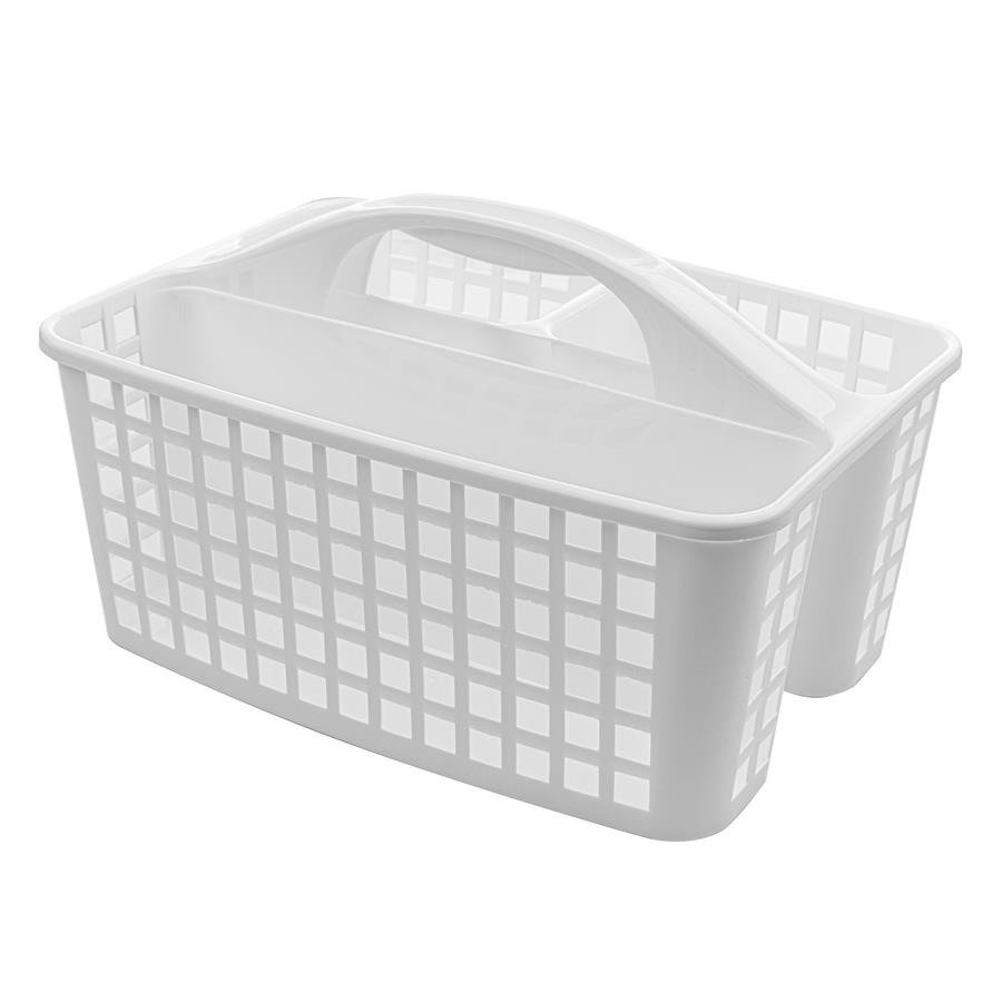 Organizer 3-komorowy z uchwytem Praktyczna Capri biały