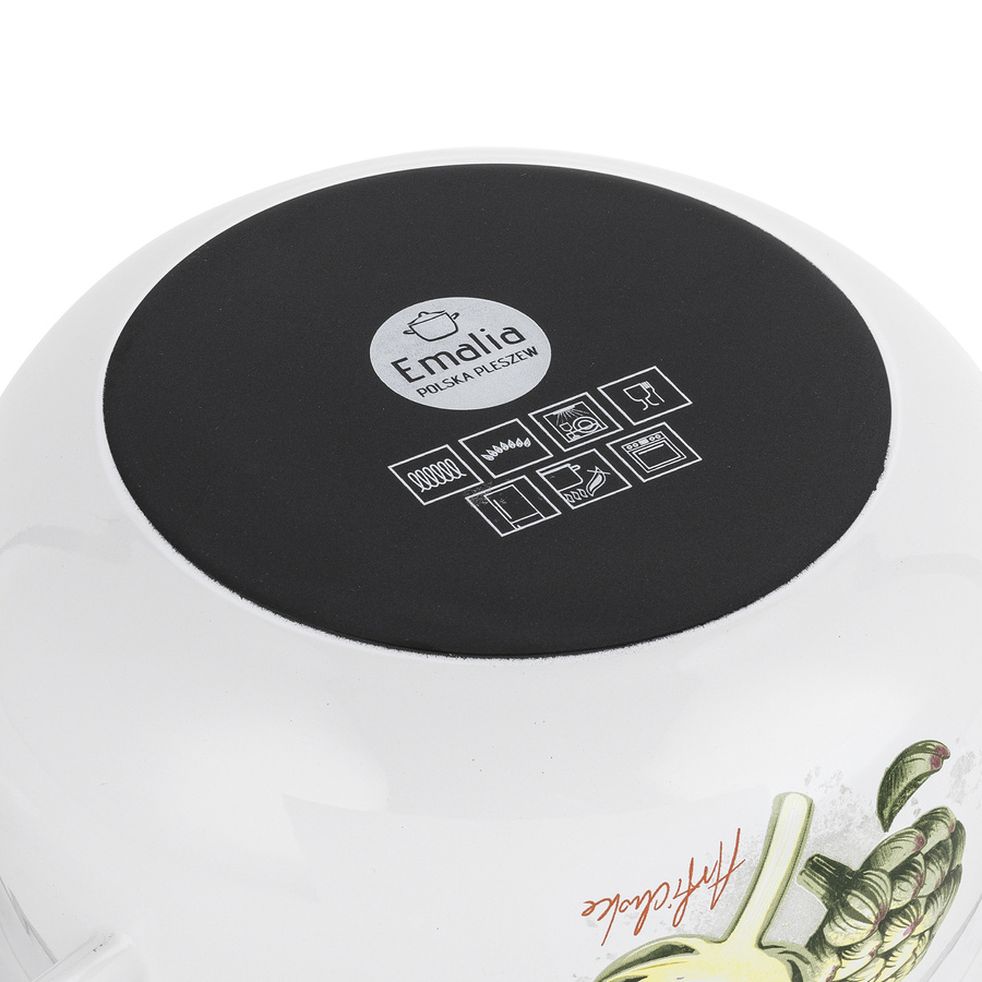 Garnek emaliowany Emalia Polska Pleszew Arti 16 cm 2 l