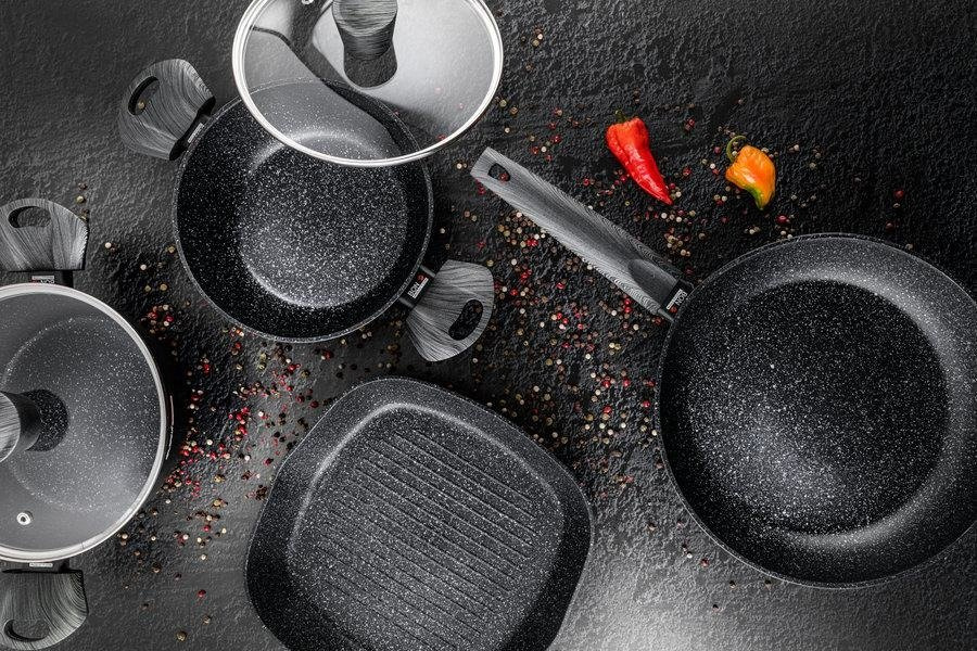 Patelnia grillowa Florina Bono 28 cm - pełna indukcja