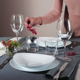 Komplet zestaw serwis obiadowy Prometeo 36 elementów 12 osób