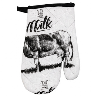 Rękawica kuchenna i łapka kuchenna Miss Lucy Milk 18x25 cm; 20x20 cm