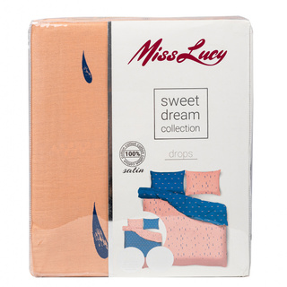 Komplet pościeli Miss Lucy Sweet Dream Drops 220x200 cm 2x70x80 cm