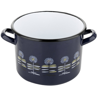 Garnek emaliowany prosty Emalia Polska Pleszew Polino 20cm 4,7 l