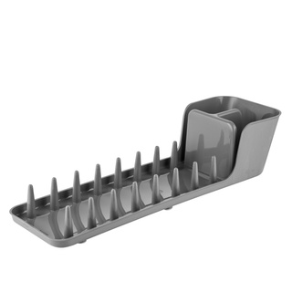 Ociekacz do naczyń Praktyczna Capri szary 44,5 x 10,2 x 13,8 cm