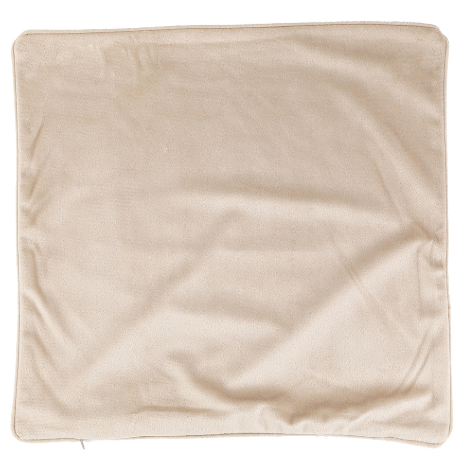 Poszewka na poduszkę Miss Lucy Velvet 40 x 40 cm beżowa