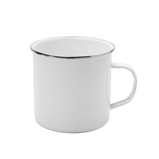 Kubek emaliowany 9cm 450ml biały Emalia Polska Pleszew