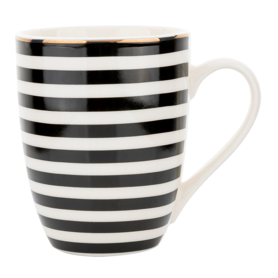 Kubek porcelanowy Florina Winter Glam Stripes 340 ml