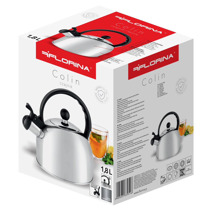 Czajnik nierdzewny Florina Colin 1,8 l