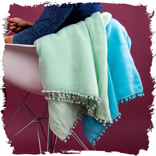 Koc Miss Lucy Kleo 150 x 200 cm mięta