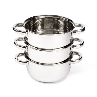 Garnek nierdzewny Florina Divapore do gotowania na parze 18 cm 4-elementowy