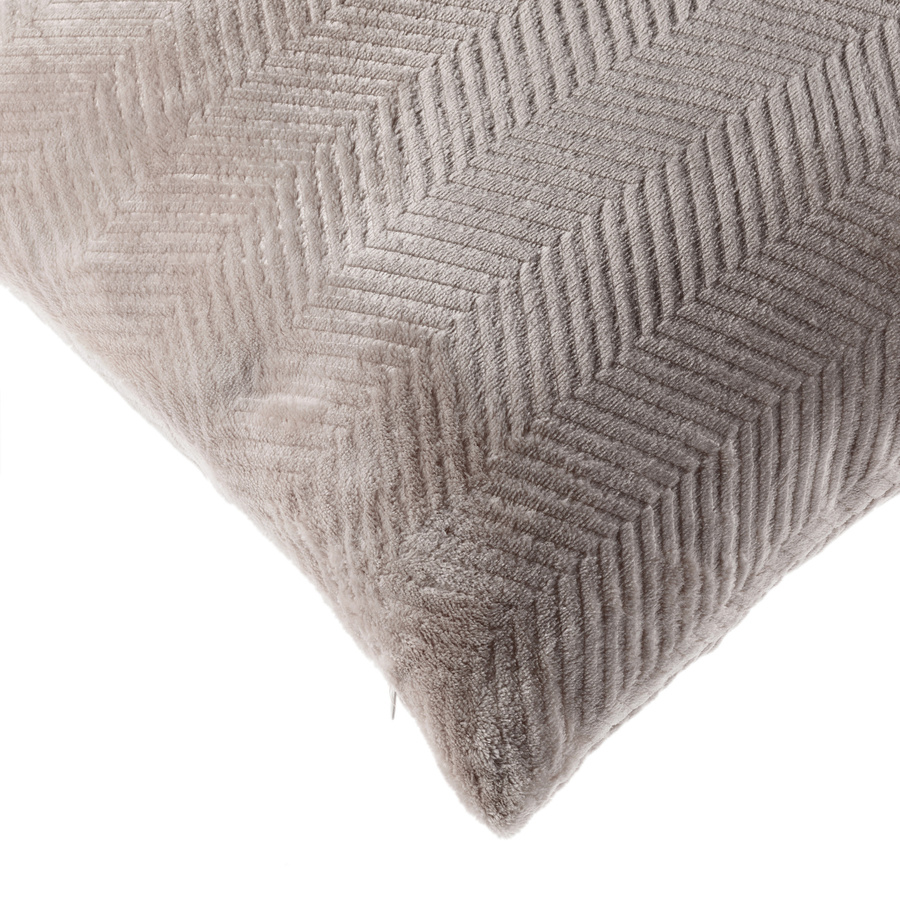 Poszewka na poduszkę Miss Lucy Metallic 40 x 40 cm szara