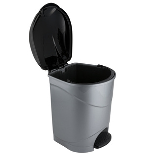 Kosz na śmieci Praktyczna 12 l szary