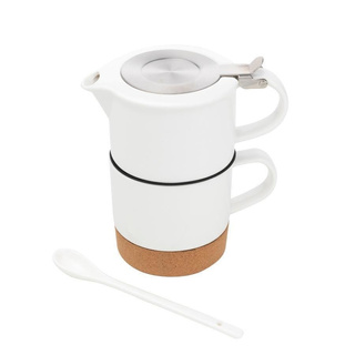 Kubek na korkowej podstawce Florina Tea For One 440 ml