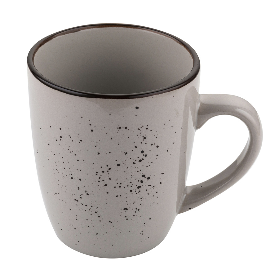 Kubek ceramiczny Florina Azzuro 365 ml brązowy