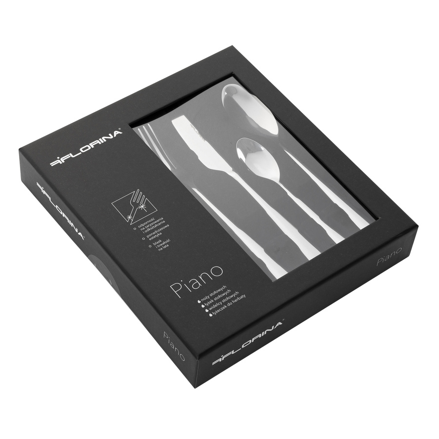 Komplet sztućców Florina Piano Flock 6/24-elementowy