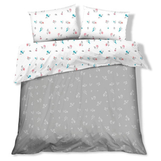 Pościel Miss Lucy Giardino satyna 160 x 200 cm i 2 x 70 x 80 cm Bell Mazzo