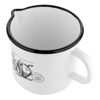 Kubek emaliowany prosty Emalia Polska Pleszew Bell 12cm 1,24 l