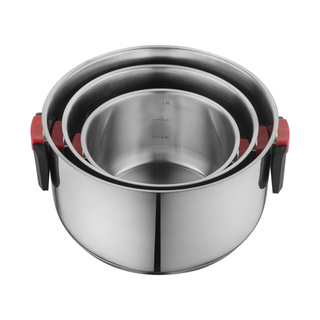 Komplet garnków nierdzewnych Florina Space by Mateusz Gessler 6 elementów