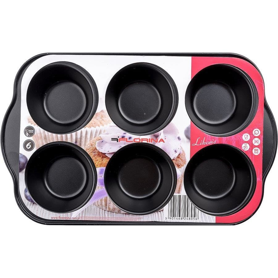 Blacha do muffinek Florina Likoris na 6 babeczek 28 x 18 x 3,5 cm
