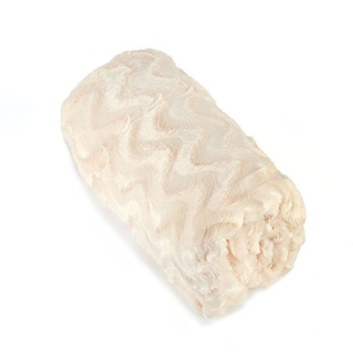 Zestaw Miss Lucy Angel Koc 150x200 cm + 2x Poszewka 45x45 cm kremowa